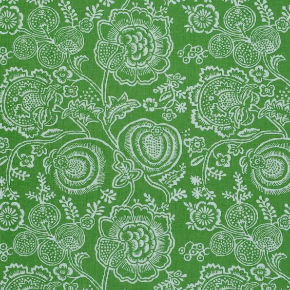 P-Heena/Green - Prints Fabric Suitable For Drapery