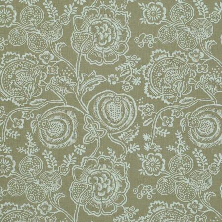 P-Heena/Natural - Prints Fabric Suitable For Drapery