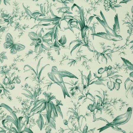 P-Pubon/Seafoam - Prints Fabric Suitable For Drapery