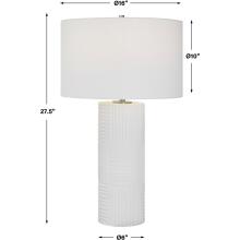 Patchwork-White Table Lamp
