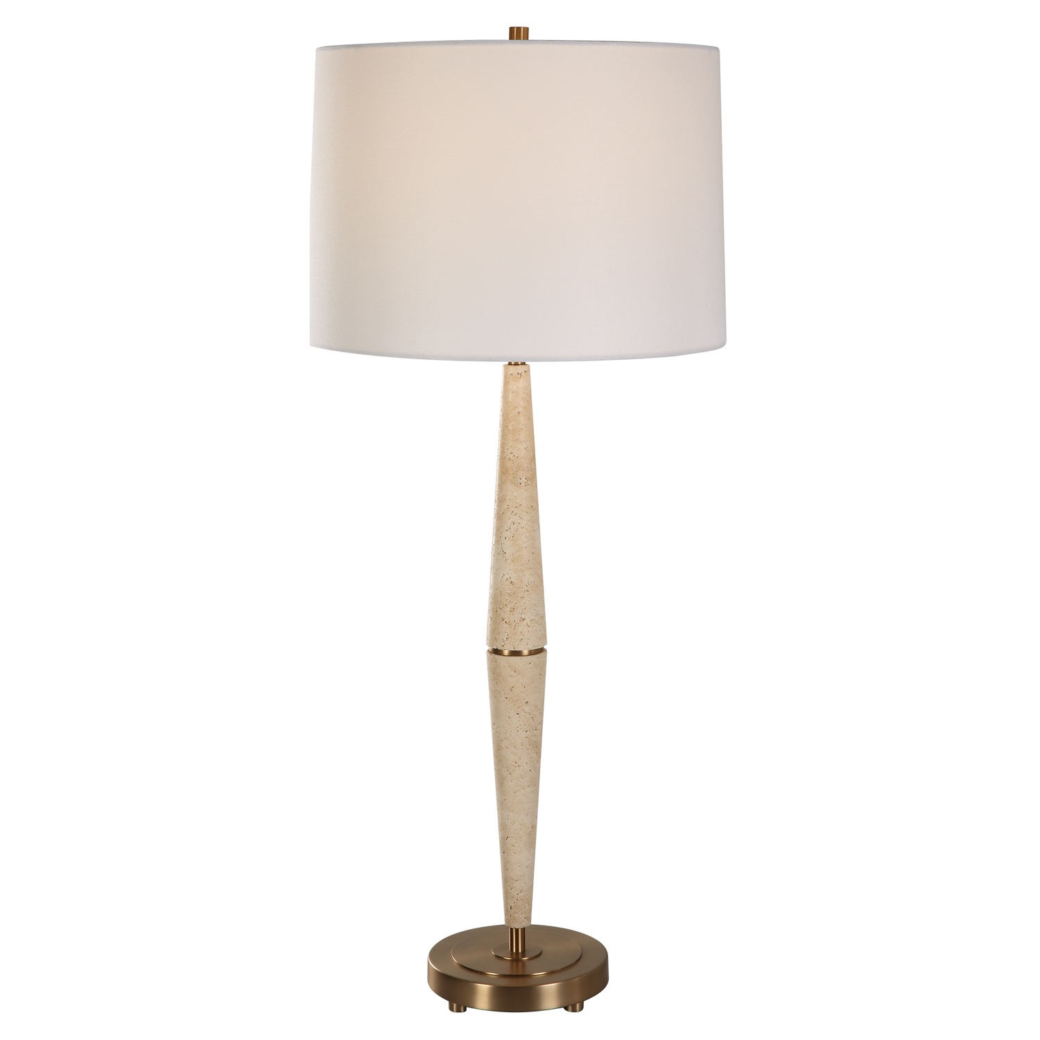 Palu-Travertine Table Lamp