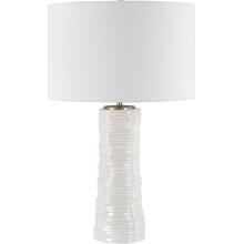 Pavlova-Glossy White Table Lamp