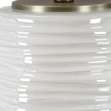 Pavlova-Glossy White Table Lamp