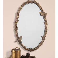 Paza-Gold Vanity Oval Mirrors