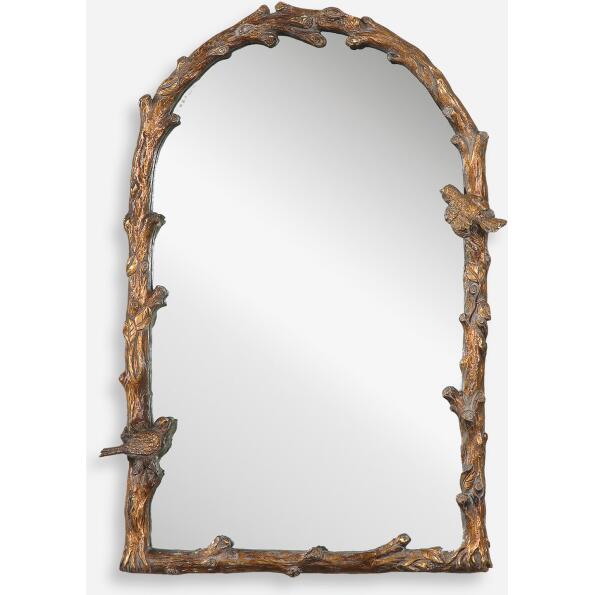Paza-Gold Vanity Arch Mirrors