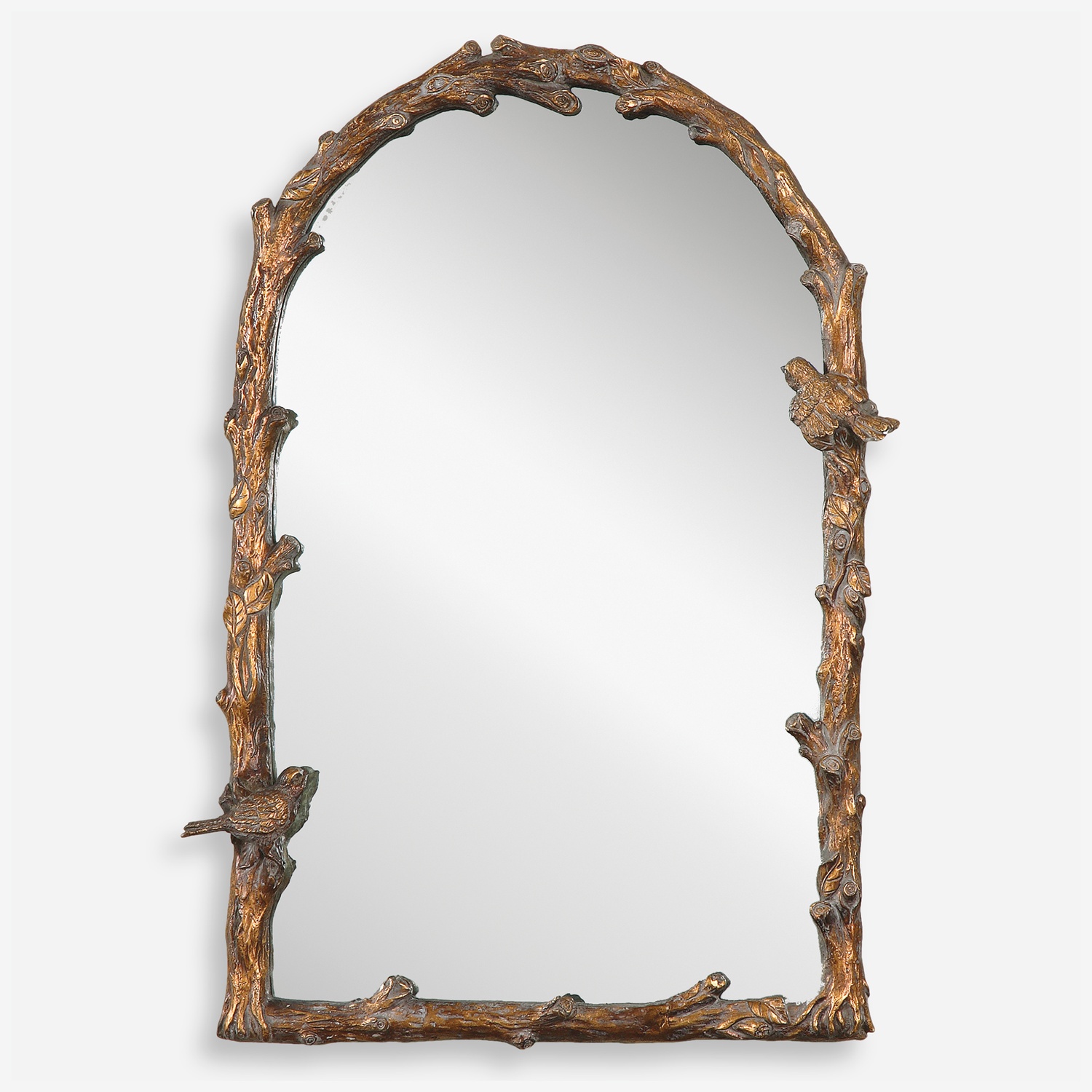 Paza-Gold Vanity Arch Mirrors