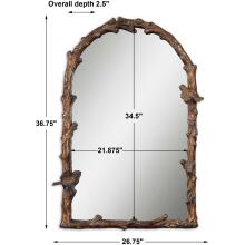 Paza-Gold Vanity Arch Mirrors