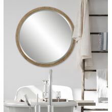 Paradise-Round Rattan Mirror