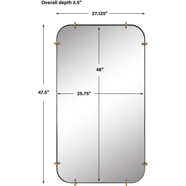 Pali Industrial Iron Mirror