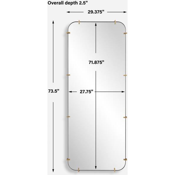 Pali Industrial Dressing Mirror