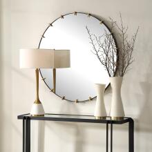 Pali-Industrial Round Mirror