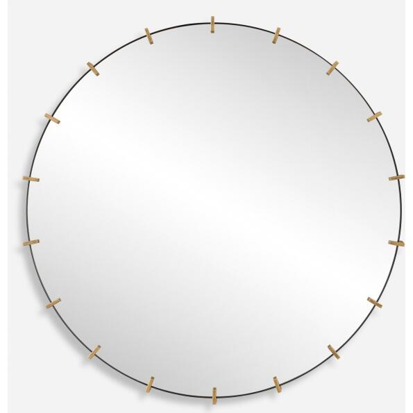 Pali-Industrial Round Mirror