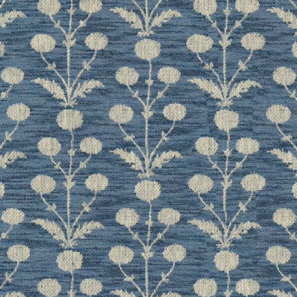 Pk-Mugal/Blue - Multi Purpose Fabric Suitable For Upholstery And Pillows Only.   - Houston