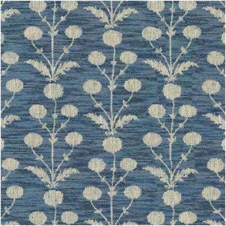 Pk-Mugal/Blue - Multi Purpose Fabric Suitable For Upholstery And Pillows Only.   - Houston