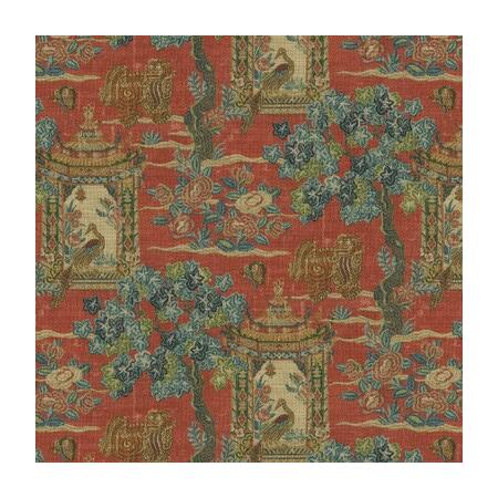 Pk-Panda/Red - Prints Fabric Suitable For Drapery