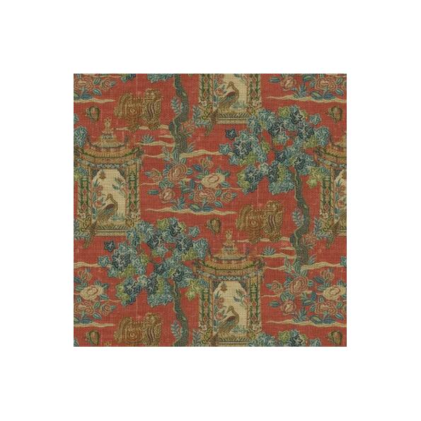 Pk-Panda/Red - Prints Fabric Suitable For Drapery