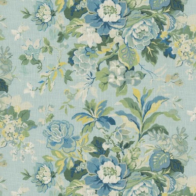 Pk-Parmar/Aqua - Prints Fabric Suitable For Drapery