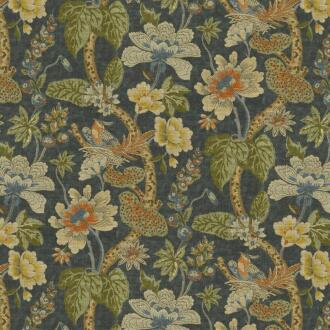 Pk-Pimos/Midnight - Prints Fabric Suitable For Drapery