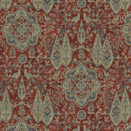 PK-PONDER/RED - Prints Fabric Suitable For Drapery