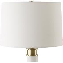 Plinth-White Marble Table Lamp