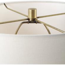 Plinth-White Marble Table Lamp