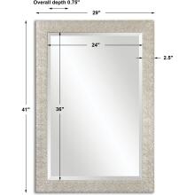 Porcius-Antiqued Silver Mirrors