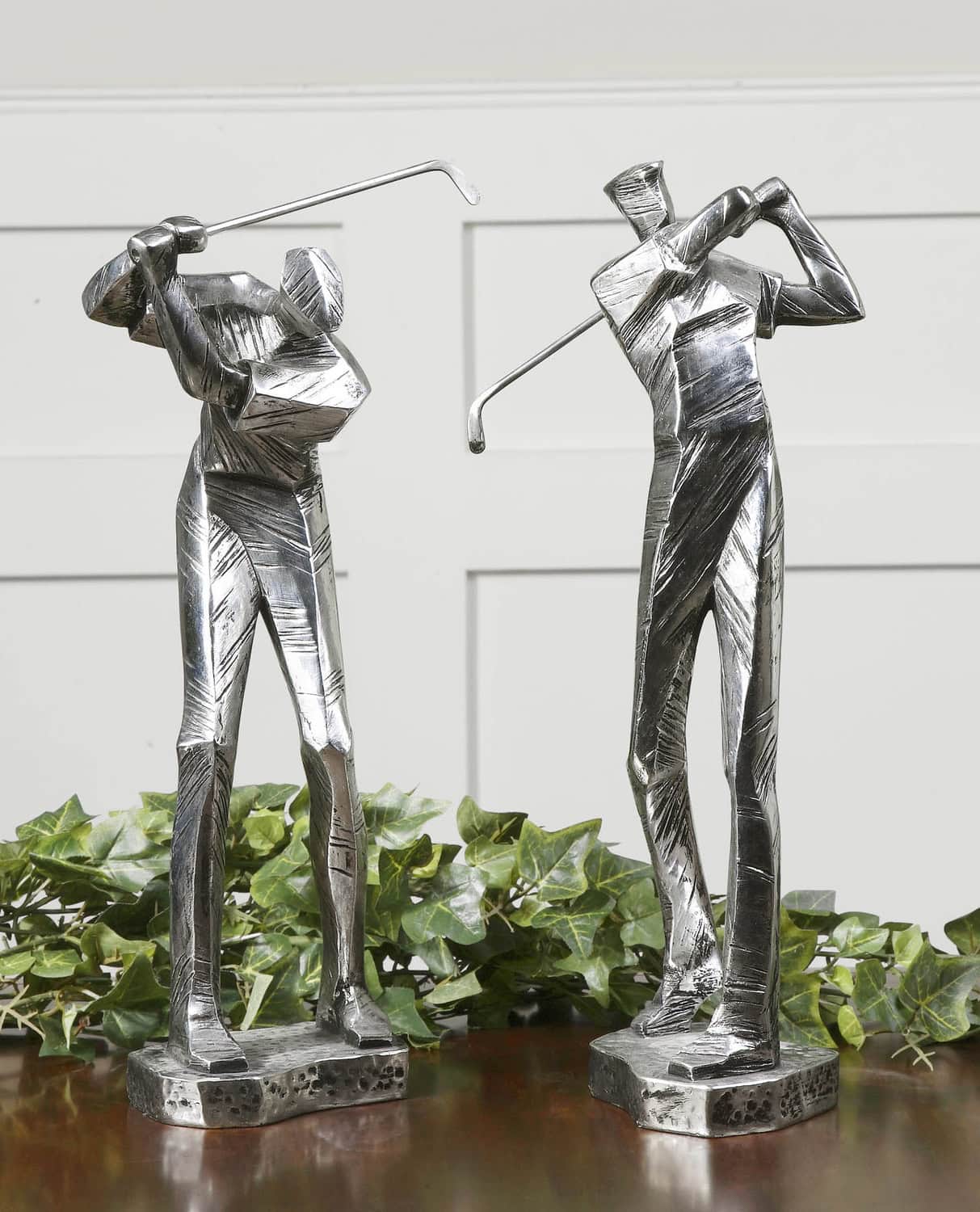 Uttermost Practice Shot Metallic Statues