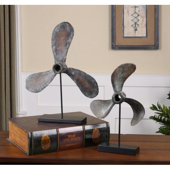 Uttermost Propellers Rust Sculptures