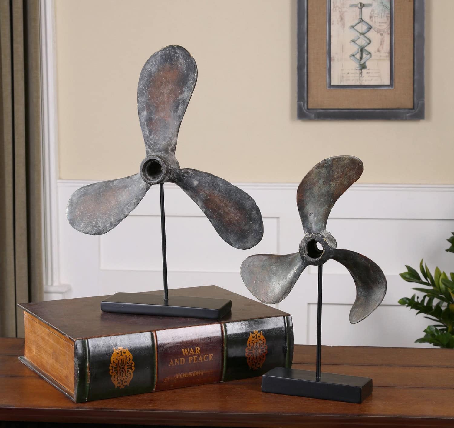 Uttermost Propellers Rust Sculptures