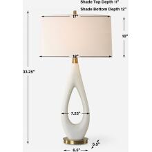 Promenade-White Table Lamp