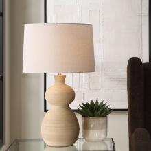 Pueblo-Fired Clay Table Lamp