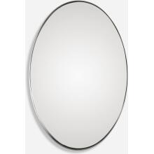 Pursley-Brushed Nickel Oval Mirror