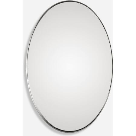 Pursley-Brushed Nickel Oval Mirror