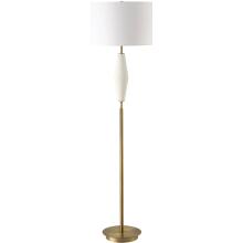 Quite The Buzz-White & Brass Table Lamp