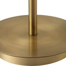 Quite The Buzz-White & Brass Table Lamp