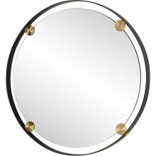 Radius-Round Bronze Iron Mirror