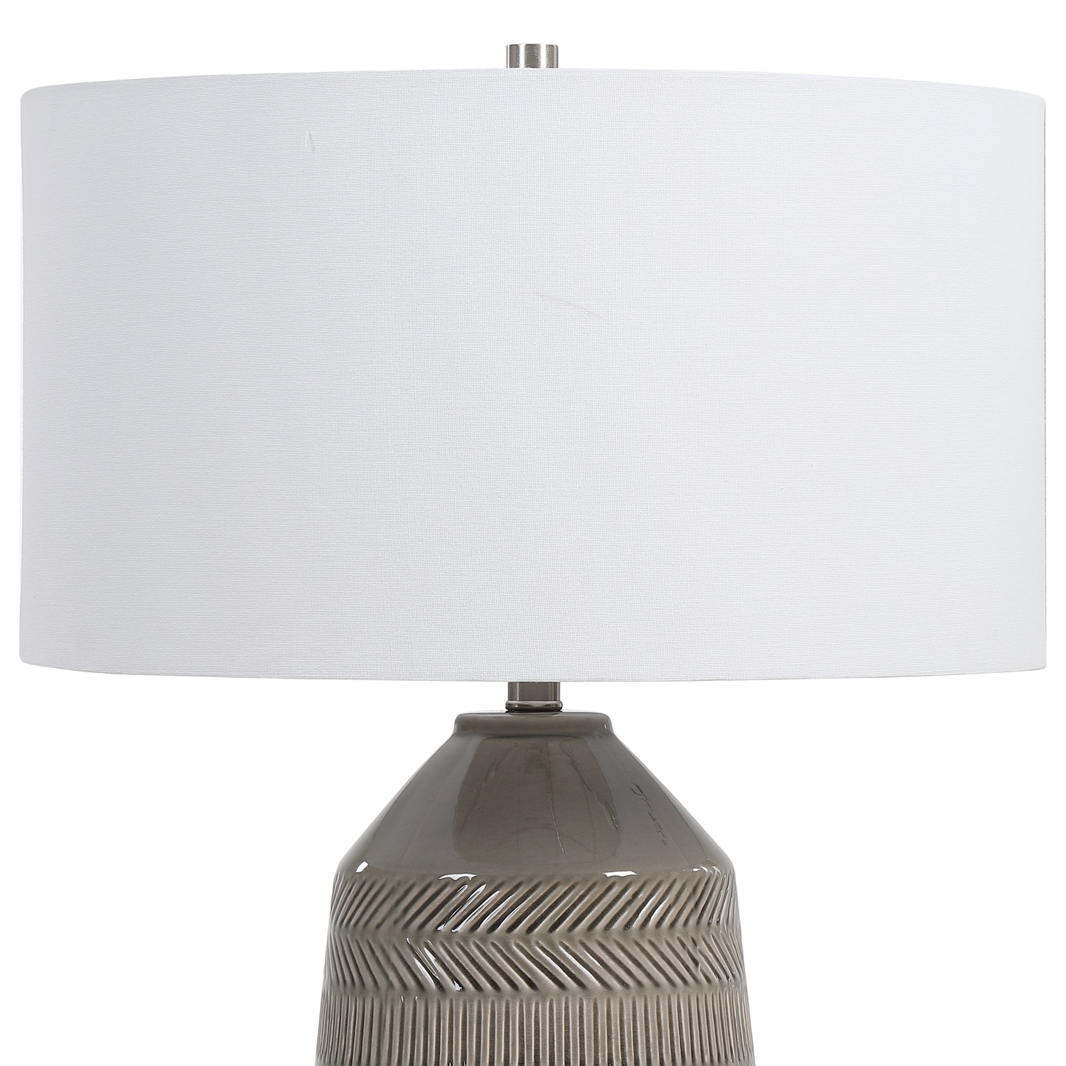 Rewind-Gray Table Lamp