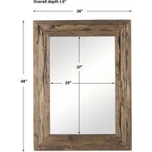 Rennick-Rustic Wood Mirror