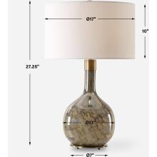 Rhine-Brown Glass Table Lamp