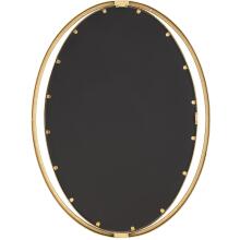 Rhodes-Gold Oval Mirror