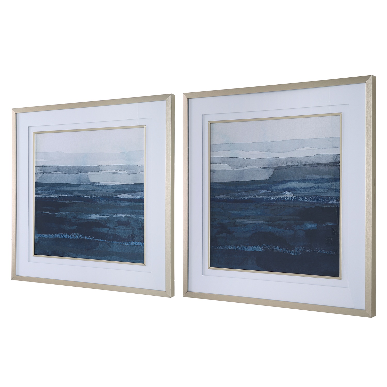 Rising Blue-Framed Prints