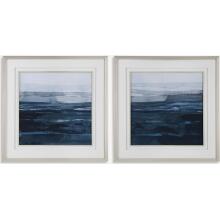 Rising Blue-Framed Prints