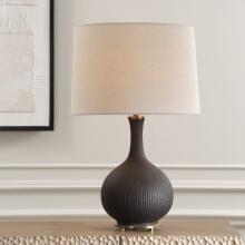 Rimini-Black Glaze Table Lamp