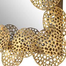 Ripley-Gold Lotus Mirror