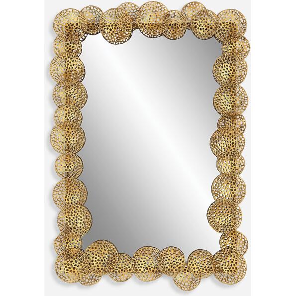 Ripley-Gold Lotus Mirror