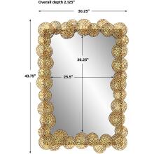 Ripley-Gold Lotus Mirror