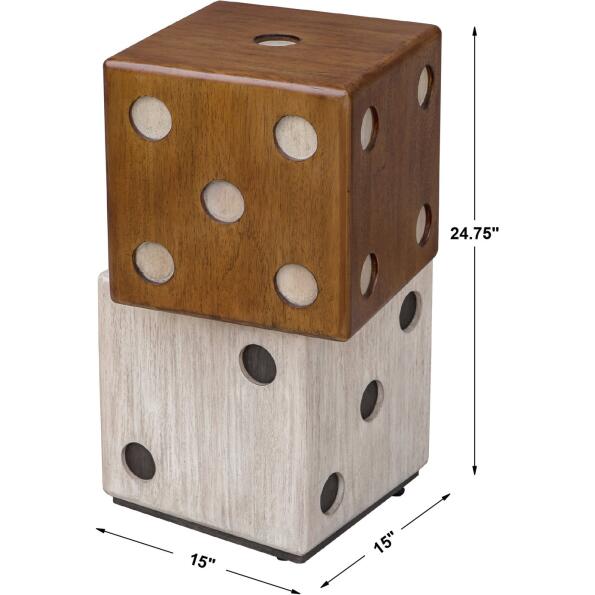 Roll The Dice Accent Table