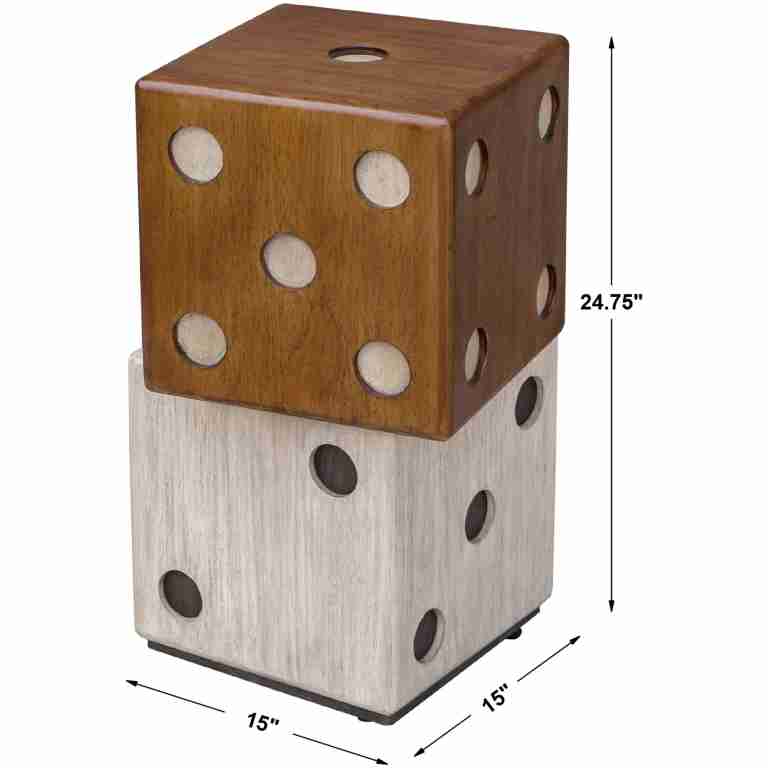 Roll The Dice Accent Table