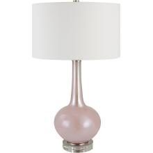 Rosa-Pink Glass Table Lamp