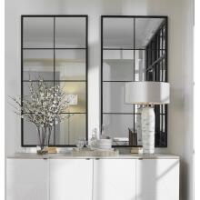 Rousseau-Iron Window Mirror